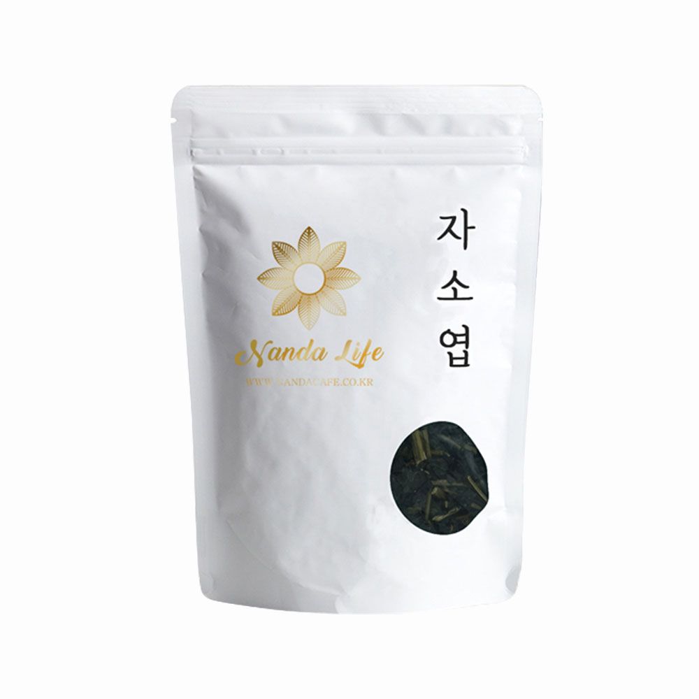 Nanda Life Dried Perilla Frutescens Leaves 100g 100% Korean Yeongcheon Origin Low-Temperature Dried Natural Herb Tea Scalp Care _ Made in Korea